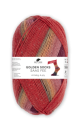 Sockenwolle 4-fädig Golden Socks Saas Fee Fb. 433.08 rot